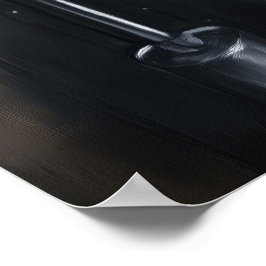 Gingerbread Reading on the Toilet Funny Christmas  ポスター (角)