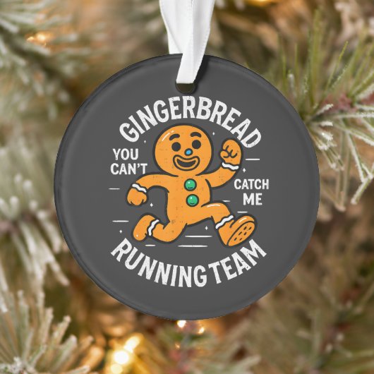 Gingerbread Running Team オーナメント (ツリー)