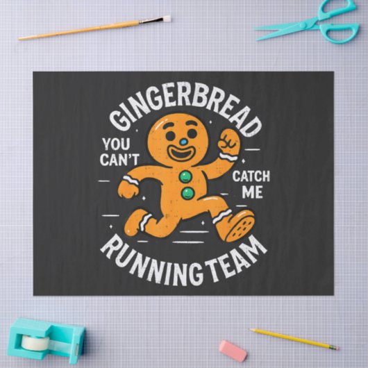 Gingerbread Running Team 薄葉紙 (クラフト)
