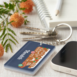 Gingerbread RVクラスCキャンパーフォトクリスマス キーホルダー