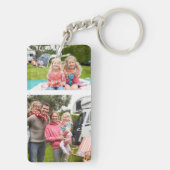 Gingerbread RVクラスCキャンパーフォトクリスマス キーホルダー (裏面)