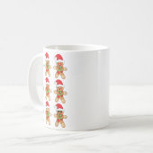 Gingerbread Shirt Funny Cute Christmas Gingerbread コーヒーマグカップ (正面左)