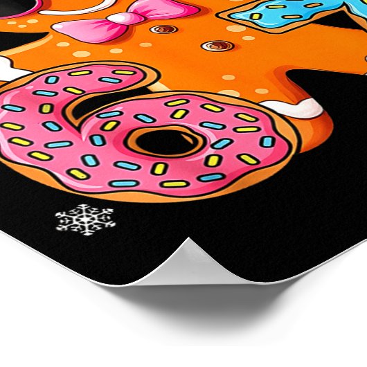 Gingerbread Six Seven 67 Meme 6 7 Funny Christmas  ポスター (角)