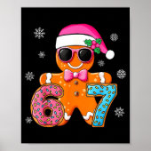 Gingerbread Six Seven 67 Meme 6 7 Funny Christmas  ポスター (正面)