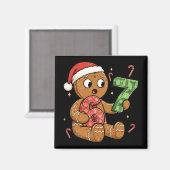 Gingerbread Six Seven 67 Meme 6 7 Funny Christmas  マグネット (正面/裏面)