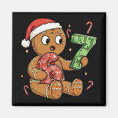 Gingerbread Six Seven 67 Meme 6 7 Funny Christmas  マグネット (正面)