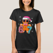 Gingerbread Six Seven 67 Meme 6 7 Funny Christmas  Tシャツ (正面)