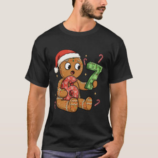 Gingerbread Six Seven 67 Meme 6 7 Funny Christmas  Tシャツ