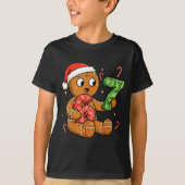 Gingerbread Six Seven 67 Meme 6 7 Funny Christmas  Tシャツ (正面)