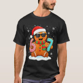 Gingerbread Six Seven Bruh Funny Christmas Meme Si Tシャツ (正面)