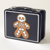 Gingerbread Skeleton Man メタルランチボックス (裏面)