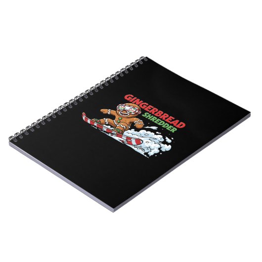 Gingerbread Snowboarder ノートブック (左側)