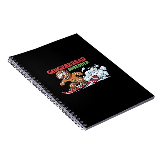 Gingerbread Snowboarder ノートブック (右側)