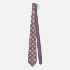 Gingerbread Stars Spiced Plum Neck Tie ネクタイ
