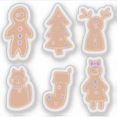 Gingerbread Stickers シール (正面)