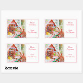 GINGERBREAD SURPRISE RECTANGLE封筒用シール 長方形シール (シート)