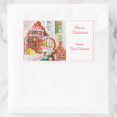 GINGERBREAD SURPRISE RECTANGLE封筒用シール 長方形シール (バッグ)