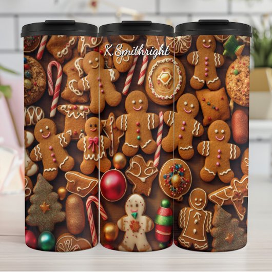 Gingerbread Sweet Holiday Cookie Wall タンブラー
