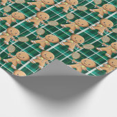 Gingerbread Tennis Grand Slam 🎾🎄 ラッピングペーパー (角)