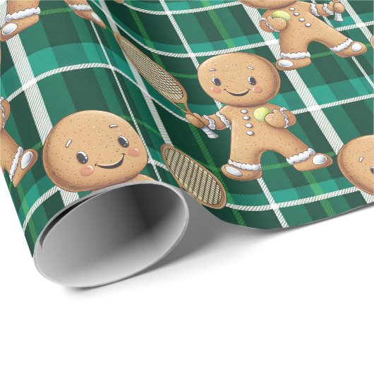 Gingerbread Tennis Grand Slam 🎾🎄 ラッピングペーパー (ロールコーナー)