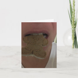 gingerbread thank note サンキューカード