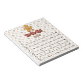 Gingerbread to doリスパーソナライズされたト ノートパッド (アングル)