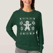 GINGERBREAD UGLY XMAS SWEATER CHRISTMAS Tシャツ (正面)