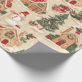 Gingerbread Village  ラッピングペーパー (角)