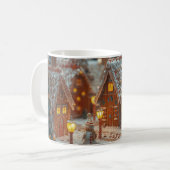 “Gingerbread Village Glow Mug” コーヒーマグカップ (正面左)