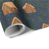 Gingerbread Village Wrapping Paper ラッピングペーパー (ロールコーナー)