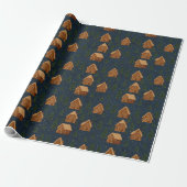 Gingerbread Village Wrapping Paper ラッピングペーパー (アンロールド)