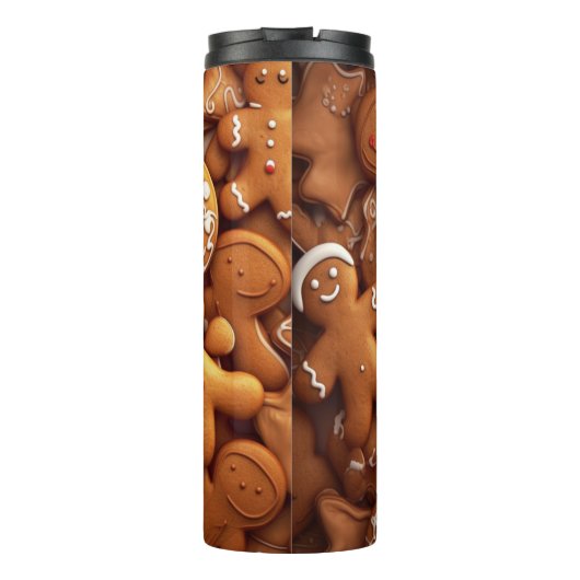 Gingerbread Warm Spiced Cookie Pattern タンブラー (裏面)