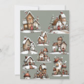 Gingerbread | Whimsical Christmas Party 招待状 (裏面)