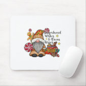 Gingerbread Wishes And Cocoa Kisses Gnome Christma マウスパッド (マウス)