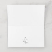 Gingerbread Woman プレイスカード (内部開封)