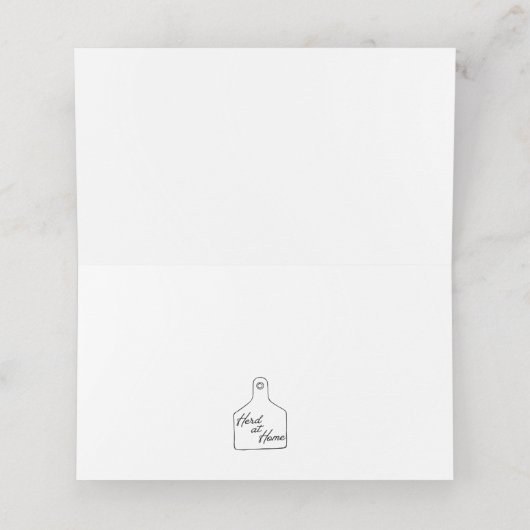 Gingerbread Woman プレイスカード (内部開封)