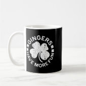 Gingers Have More Fun Shirt Men Women Kids St Patr コーヒーマグカップ (左)