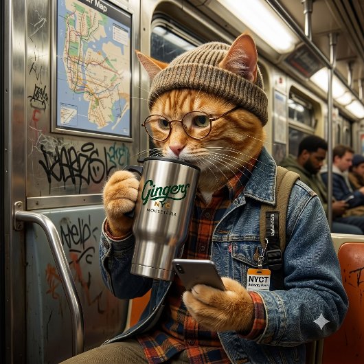 Ginger's NYC Mouseteria ステンレス鋼タンブラー トラベルマグ