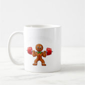 Gingershred Funny Gingerbread Man Gym Bodybuilding コーヒーマグカップ (左)