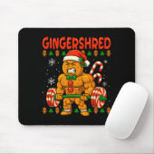 Gingershred Gingerbread Lifting Funny Christmas Gy マウスパッド (マウス)