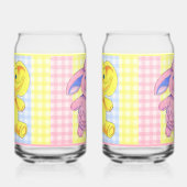 Gingham Animal Soda Glass ガラス缶 (左)