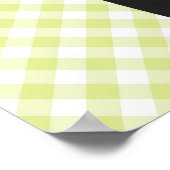 Gingham Baby-q Welcome ポスター (角)