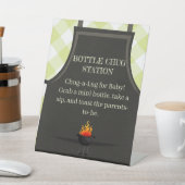 Gingham Bbq Baby shower 台座サイン (インサイチュ)