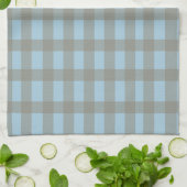 Gingham Blue  キッチンタオル (折り畳み)