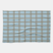Gingham Blue  キッチンタオル (横)