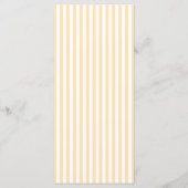 Gingham Bow Wedding Place Setting Thank You Card プログラム (裏面)