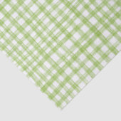 Gingham Hand-Drawn Modern Cute Green White Preppy 薄葉紙 (詳細)