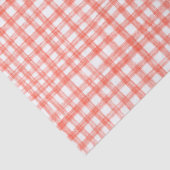 Gingham Hand-Drawn Modern Cute Red White Preppy 薄葉紙 (詳細)