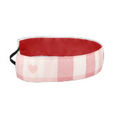 Gingham Hearts • Classic Sweet Valentine Seamless  アスレチックヘッドバンド (左)