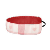 Gingham Hearts • Classic Sweet Valentine Seamless  アスレチックヘッドバンド (右)